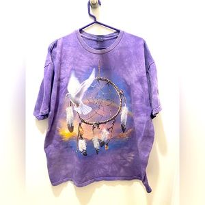 The Mountain tshirt 🕊catching dreams over the rainbow